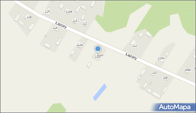 Łazory, Łazory, 112c, mapa Łazory