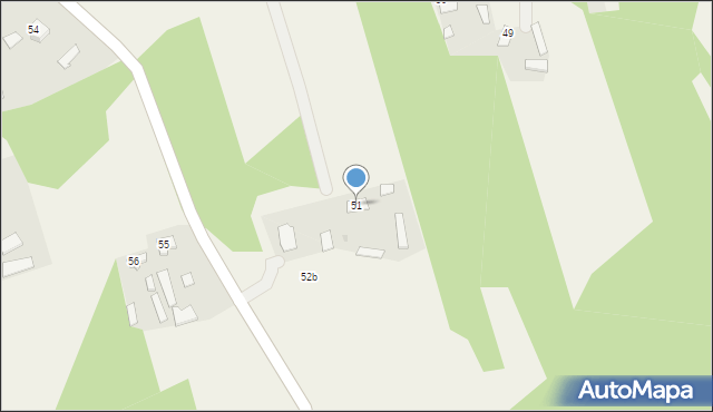 Łazory, Łazory, 51, mapa Łazory