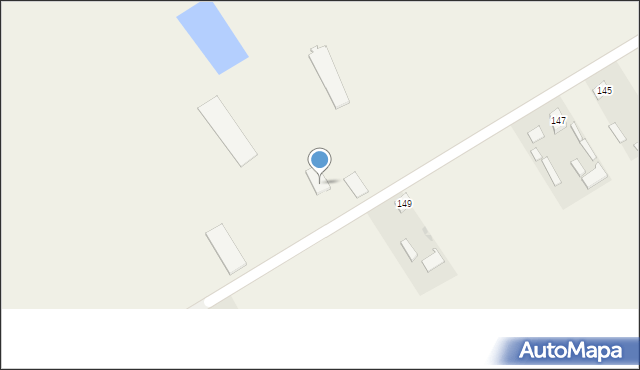 Łazów, Łazów, 153a, mapa Łazów