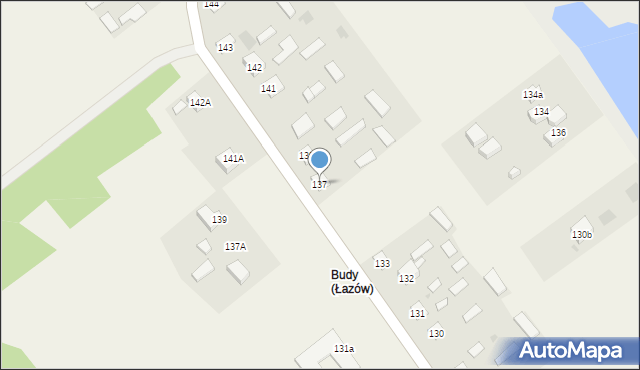 Łazów, Łazów, 137, mapa Łazów