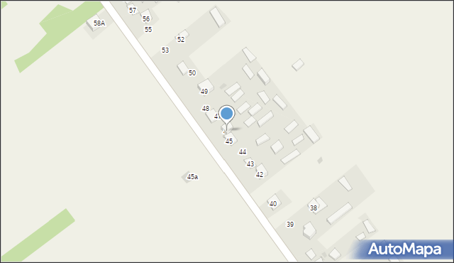 Łazów, Łazów, 46, mapa Łazów