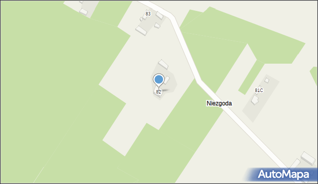 Łazów, Łazów, 82, mapa Łazów