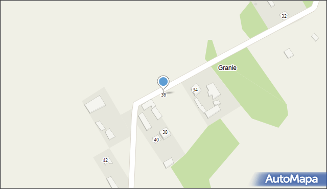 Łazówek, Łazówek, 36, mapa Łazówek