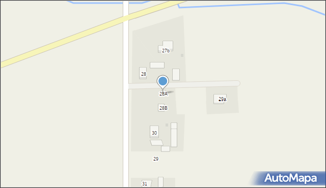 Łazy, Łazy, 28A, mapa Łazy