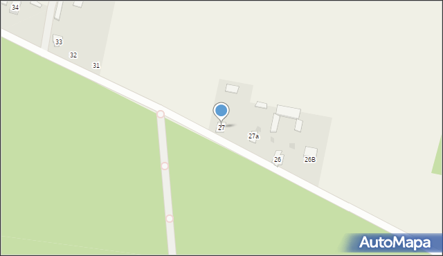 Łazy, Łazy, 27, mapa Łazy