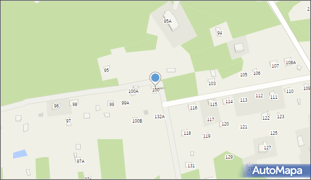 Łazy, Łazy, 100, mapa Łazy