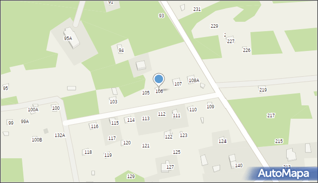 Łazy, Łazy, 106, mapa Łazy