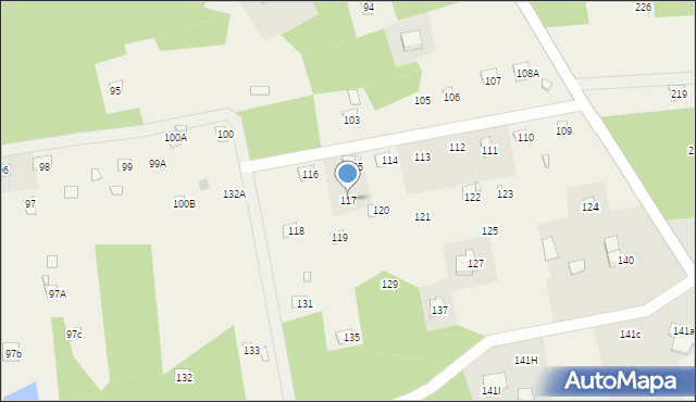 Łazy, Łazy, 117, mapa Łazy