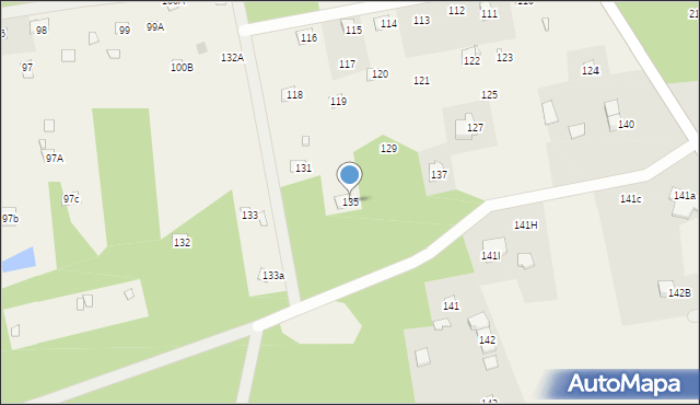 Łazy, Łazy, 135, mapa Łazy
