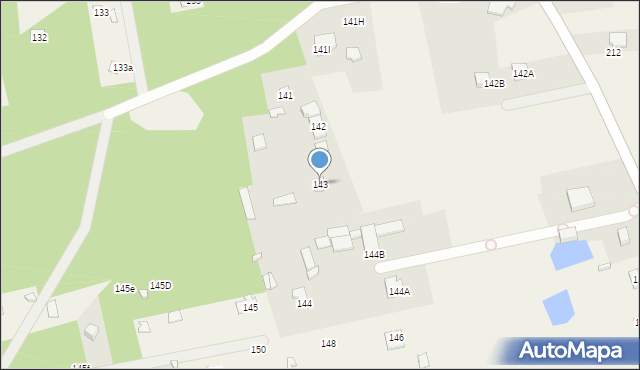 Łazy, Łazy, 143, mapa Łazy