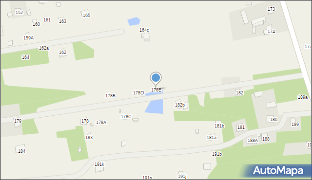 Łazy, Łazy, 178E, mapa Łazy