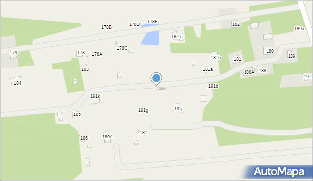 Łazy, Łazy, 191f, mapa Łazy