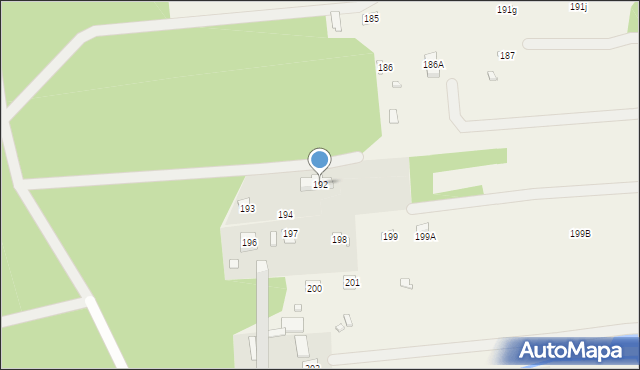 Łazy, Łazy, 192, mapa Łazy