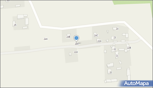 Łazy, Łazy, 22C, mapa Łazy