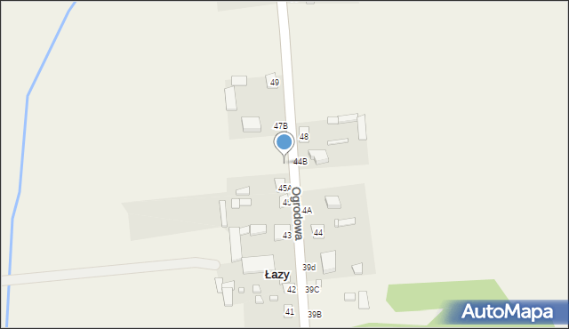 Łazy, Łazy, 47, mapa Łazy