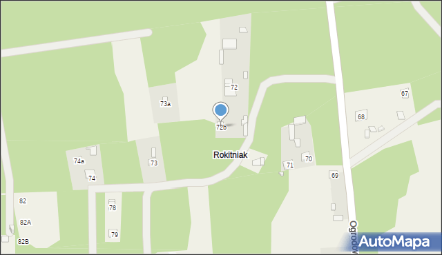 Łazy, Łazy, 72b, mapa Łazy
