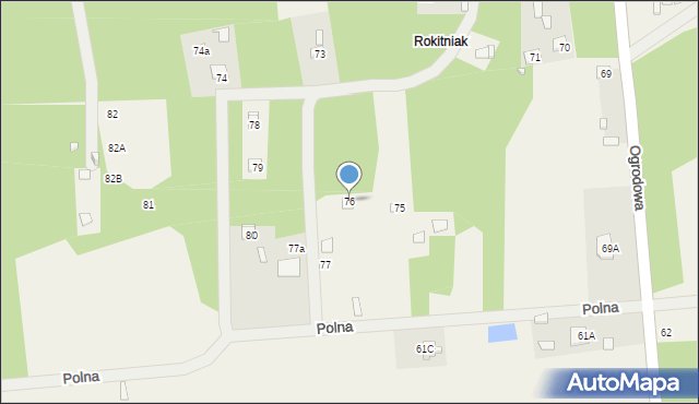 Łazy, Łazy, 76, mapa Łazy