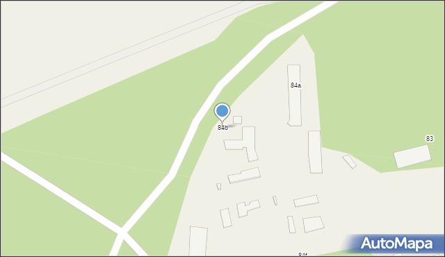 Łazy, Łazy, 84b, mapa Łazy