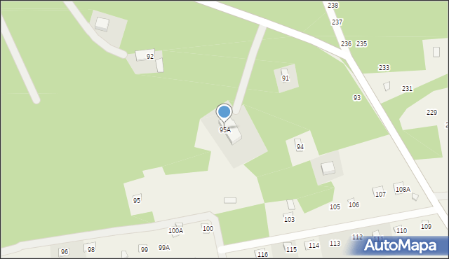 Łazy, Łazy, 95A, mapa Łazy
