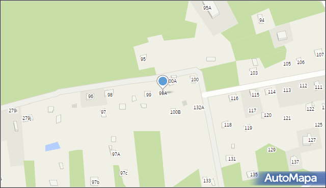 Łazy, Łazy, 99A, mapa Łazy