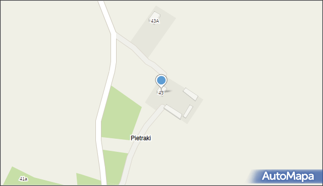 Łazy, Łazy, 43, mapa Łazy