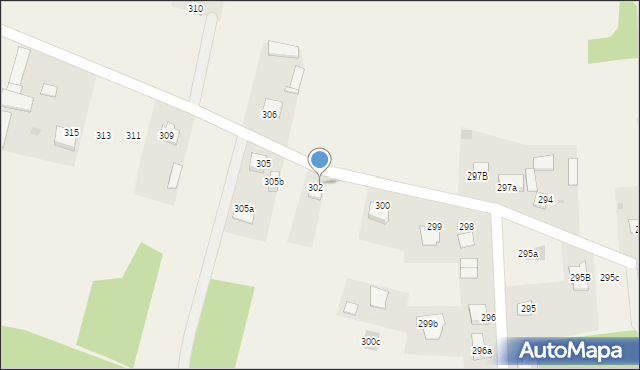 Łazy, Łazy, 303, mapa Łazy