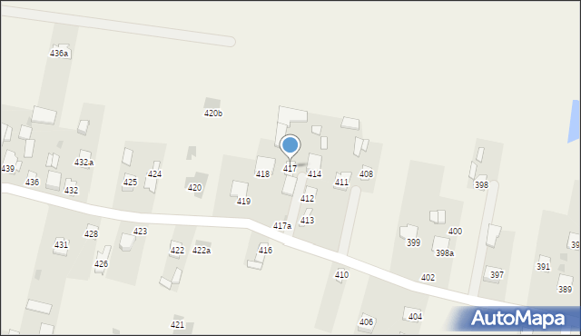 Łazy, Łazy, 417, mapa Łazy