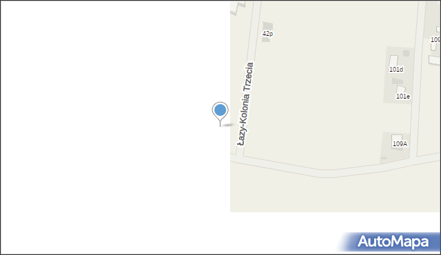 Łazy, Łazy, 42l, mapa Łazy