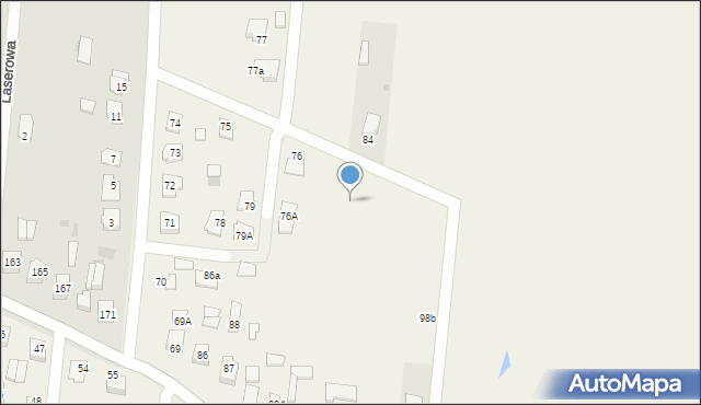 Łazy, Łazy, 85, mapa Łazy