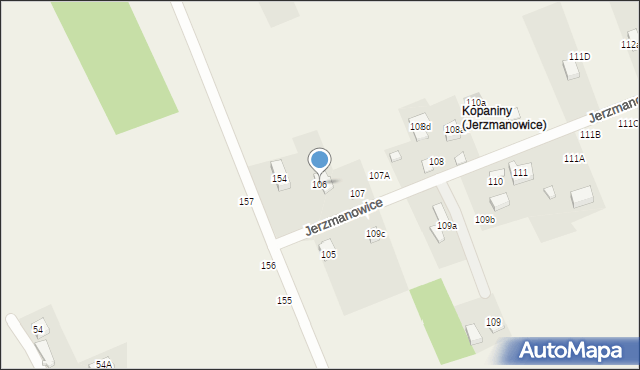 Łazy, Łazy, 106, mapa Łazy