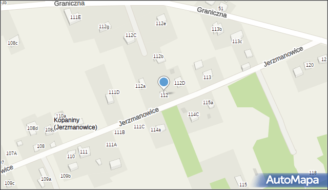 Łazy, Łazy, 112, mapa Łazy