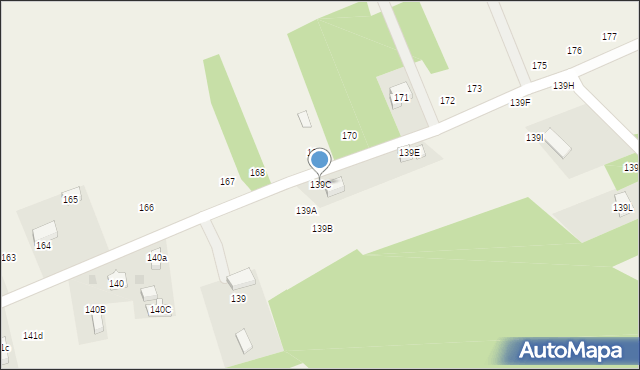 Łazy, Łazy, 139C, mapa Łazy