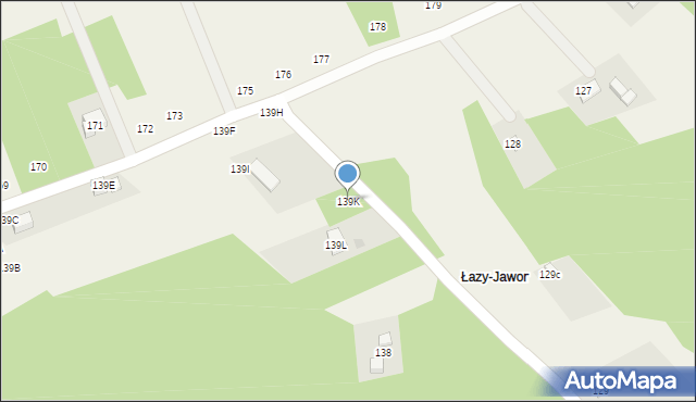 Łazy, Łazy, 139K, mapa Łazy