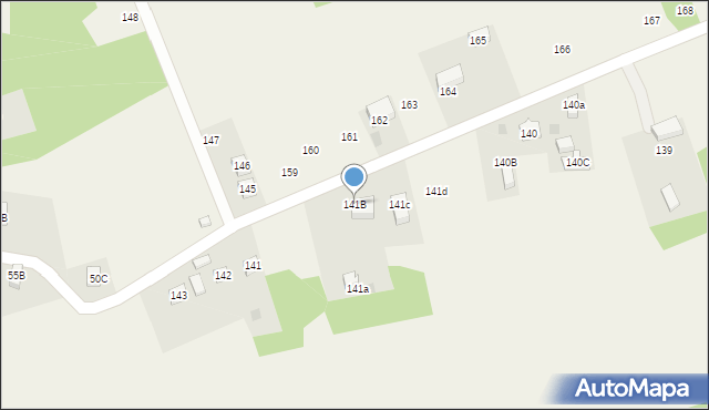 Łazy, Łazy, 141B, mapa Łazy