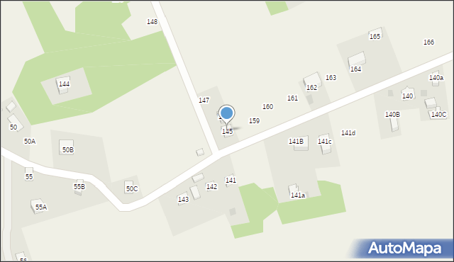 Łazy, Łazy, 145, mapa Łazy