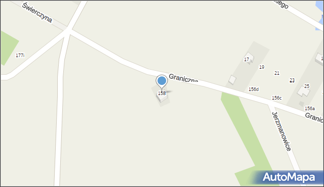Łazy, Łazy, 158, mapa Łazy