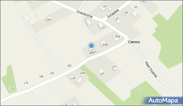 Łazy, Łazy, 182C, mapa Łazy