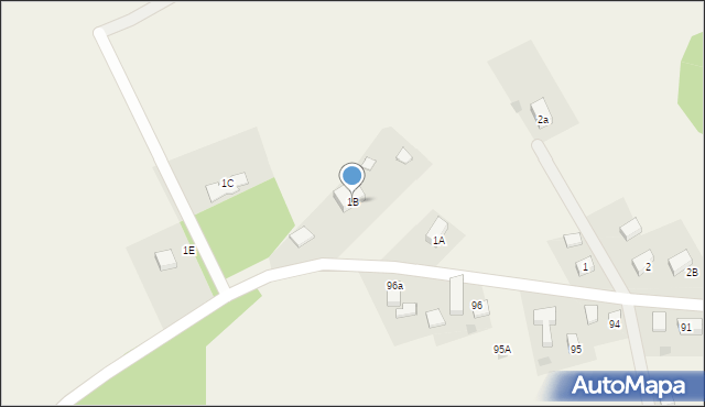 Łazy, Łazy, 1B, mapa Łazy