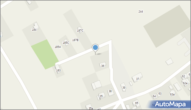 Łazy, Łazy, 36a, mapa Łazy