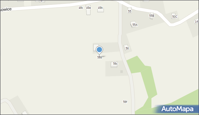 Łazy, Łazy, 56b, mapa Łazy