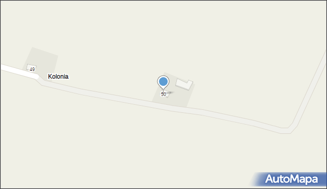 Łazy, Łazy, 50, mapa Łazy