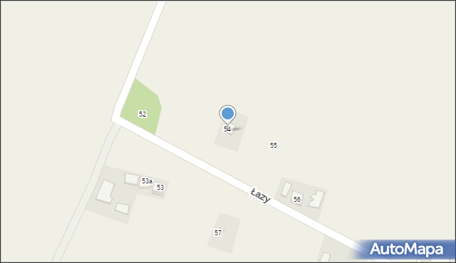 Łazy, Łazy, 54, mapa Łazy