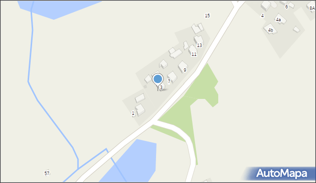 Łazy, Lanckorona, 5, mapa Łazy