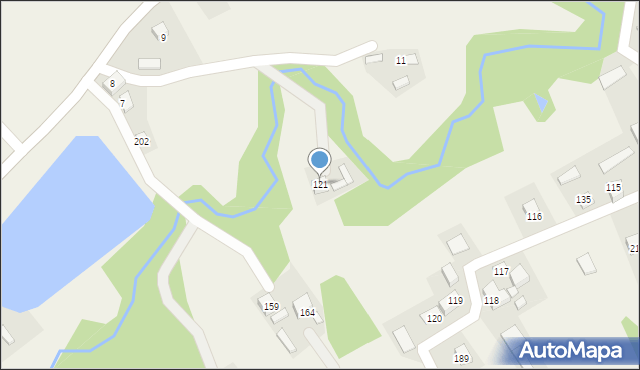 Łazy, Łazy, 121, mapa Łazy