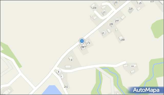 Łazy, Łazy, 158, mapa Łazy