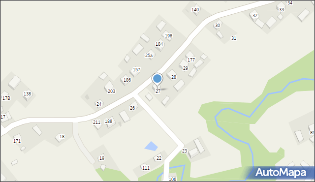 Łazy, Łazy, 27, mapa Łazy