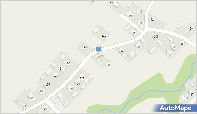 Łazy, Łazy, 30, mapa Łazy