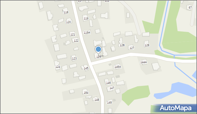 Łazy, Łazy, 125, mapa Łazy