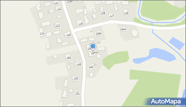 Łazy, Łazy, 147, mapa Łazy