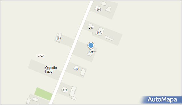 Łazy, Łazy, 169, mapa Łazy